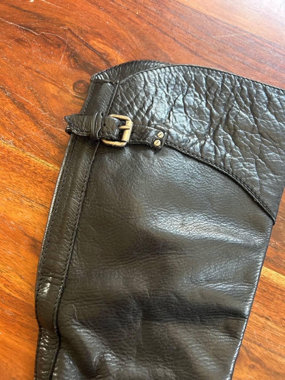 Frye women’s Phillip riding boots leather black - Picture 9 of 13